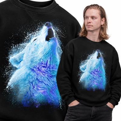 BLUZA ZWIERZĘTA   WILK